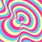 Colorful optic illusion backdrop