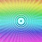 Colorful Optical illusion abstract digital spiral pattern design background