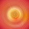 Colorful orange swirling cyclone background with space for text in center for abstract design concept