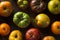 Colorful Organic Heirloom Tomatoes