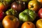 Colorful Organic Heirloom Tomatoes