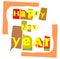 Colorful Original Happy New Year greeting card