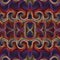 Colorful ornament symmetric seamless pattern