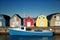 Colorful oyster barns in PEI