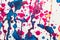 Colorful paint splashes artistic pattern texture