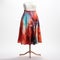 Colorful Painted Skirt Leggings: Fluid Photography On Mannequin Base