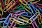 Colorful paper clips