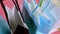 Colorful paper shopping bags