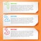 Colorful Paperclip Options Vector Template
