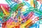 Colorful paperclips