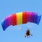 Colorful paraglider