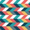 Colorful parallelogram horizontal seamless pattern