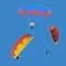 Colorful paramotor