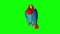 Colorful Parrot Talks. Classic Handmade Animation