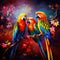 Colorful Parrots