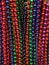 Colorful party beads background