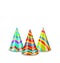 Colorful party hats for your holiday, isolated on