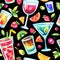 Colorful party seamless pattern.