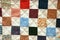 Colorful patchwork quilt