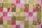 A colorful patchwork quilt