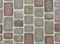 Colorful paving stone background