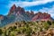 Colorful Peaks Near Zion National Park, Utah.