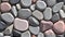 Colorful pebble or beach stones wallpaper background