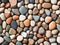 Colorful pebbles background.