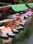 COLORFUL PEDAL BOATS.
