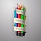 Colorful pencil crayons