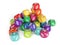 Colorful percent dices