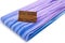 Colorful Peshtemal towel folded colorful textile for spa, beach, pool, light travel, healthy fashion and gifts. Traditiona