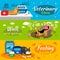 Colorful Pets Horizontal Banners