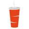 Colorful Pictogram Icon Softdrink