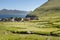 Colorful, Picturesque Village near TÃ³rshavn On Faroe islands, Denmark