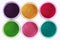 Colorful pigments powders