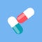 Colorful Pills Design Flat Icon