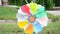 Colorful pinwheel toy