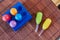 Colorful pipettes for school science