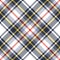 Colorful plaid pattern vector background. Seamless tartan check plaid for flannel shirt or other modern summer textile print.