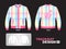 Colorful plaid tracksuit design jacket vector illustration sport t-shirt uniform design clothes