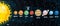 Colorful Planets Of Solar System