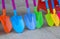 Colorful plastic shovel