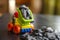 Colorful plastic toy for children dump truck