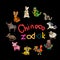 Colorful plasticine 3D Chinese Zodiac animals