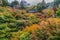 Colorful Platform Raining Fall Leaves Tofuku-Ji Buddhist Temple Kyoto Japan