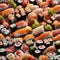 A colorful platter of assorted sushi and sashimi3