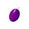 Colorful plum icon