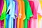 Colorful polo shirt background