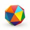 Colorful Polygon Ball: High Quality Photo With Modular Construction